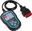 This OBDII code reader is used to check engines of all vehicles that comply with OBD II, 12V voltage with standardized 16-Pin connector. This OBDII scanner tool provides a complete solution for reading vehicle data on OBDII equipped vehicles.