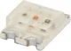 Red/Green/Yellow Tri-Colour 1210 SMD LED PK 10 These "flat top" international 1210 size LEDs are suitable for all automatic placement equipment. They are suitable for use with a lexan or membrane panel. 
Temperature range: -25C to +80C 
Viewing angle: 120 degrees 
Forward current: 30mA 
Typical