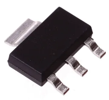 AZ1117H-ADJTRE1 1A Low Dropout Linear Regulator SMD SOT-223 The AZ1117 is a series of low dropout three-terminal regulators with a dropout of 1.15V at 1A output current.
The AZ1117 series provides current limiting and thermal shutdown. Its circuit includes a trimmed bandgap reference to assure output voltage accuracy to be within 1% for 1.5V, 1.8V, 2.5V, 2.85V, 3.3V, 5.0V and adjustable versions or 2% for