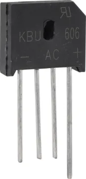 KBU606 600V 6A Plastic Bridge Rectifier Rectifier Diode Bridges KBU606 600V 6 Amp, Plastic