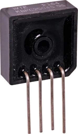 KBPC-S2504 400V 25A rated, in line metal bridge rectifier.