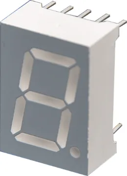 Red C/Cathode 0.5" Seven Segment LED Display  7 Segment Display 0.5" Display C/Cathode.
 5 mcd per segment