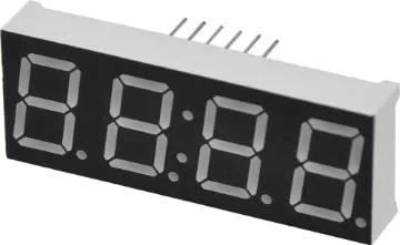 0.5" Red 7 Segment 4 Digit Clock Display 0.5" Red 7 Segment 4 Digits
0.52" Common Cathode
