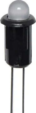 Blue 300mcd 5mm LED With Bezel 5mm Blue LED with plastic bezel