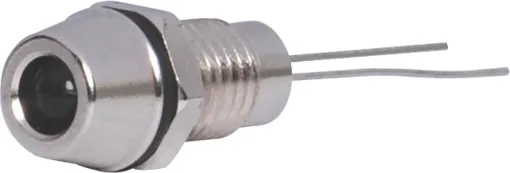 Chrom bezel fitted with an encapsulated waterclear LED and neoprene 'O' ring for waterproof seal. Ideal for marine, mining and agricultural applications.