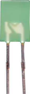 Green 7mcd 5x2mm Rectangular LED Rectangular Led 5 x 2mm Green
Viewing Angle: 125 degrees
Brightness: 7mcd
Voltage Typical: 2.2V
Voltage Max: 2.6V
Current: 30mA
Current Peak: 150mA