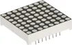 This miniature LED matrix has everything a big LED matrix has, but bite sized! 64 bright red LEDs are contained inside the plastic body, in an 8x8 matrix.