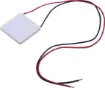 Uses the Peltier effect to transfer heat. Essentially creating a "cold side" and a "hot side" on the device. Applications include biomedical instruments, consumer products like thermoelectric cooling water coolers, thermoelectric refrigerator, industrial equipment, laboratory and scientific instruments etc 320mm flyleads.