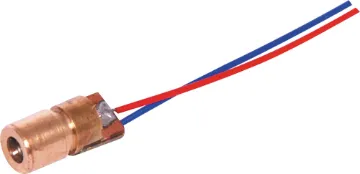 1mW Red Laser Diode A mini 1mW red laser diode with 650nm wavelength.   2.3V forward voltage. 35mA forward current. Fitted with 100mm flyleads.