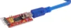 FT232RL USB to serial 232 TTL adapter module with selectable 3.3V or 5V operation. On board TX/RX indicators. Works with offical and cloned Arduino boards.