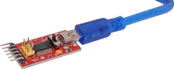 FTDI USB Breakout 3.3V / 5V FT232RL USB to serial 232 TTL adapter module with selectable 3.3V or 5V operation. On board TX/RX indicators. Works with offical and cloned Arduino boards.