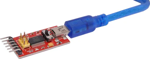 FT232RL USB to serial 232 TTL adapter module with selectable 3.3V or 5V operation. On board TX/RX indicators. Works with offical and cloned Arduino boards.