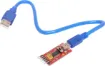 FT232RL USB to serial 232 TTL adapter module with selectable 3.3V or 5V operation. On board TX/RX indicators. Works with offical and cloned Arduino boards.