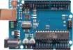 A microcontroller board based on the ATmega328. It has 14 digital input/output pins (of which 6 can be used as PWM outputs), 6 analog inputs, a 16MHz crystal oscillator, a USB connection, a power jack, an ICSP header, and a reset button. It contains everything needed to support the microcontroller; simply connect it to a computer with a USB cable. 