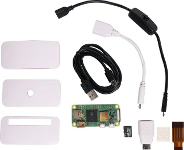 Raspberry Pi Zero 2 W Essentials Kit Get your brand new Raspberry Pi Zero 2 W with most of the essentials in this kit.