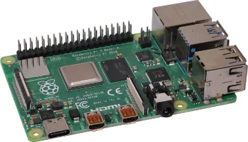 Raspberry Pi 4 Model B Single Board Computer 4GB The Raspberry Pi 4 Single Board Computer 4GB is the latest product from Raspberry Pi. The speed and performance of the new Raspberry Pi 4 is a step up from earlier models. For the first time, Raspberry Pi has built a complete desktop experience.