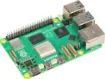 The Raspberry Pi 5 4GB single board computer.  The bandwidth speed and performance of the new Raspberry Pi 5 is a step up from earlier models.