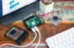 The Raspberry Pi 5 8GB single board computer.  The bandwidth speed and performance of the new Raspberry Pi 5 is a step up from earlier models.