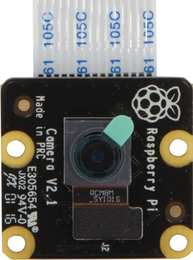 The Raspberry Pi NOIR Camera Module is a custom designed add-on for Raspberry Pi. It attaches to Raspberry Pi by way of one of the two small sockets on the board upper surface. This interface uses the dedicated CSI interface. 