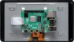 The 7" Touchscreen Monitor for Raspberry Pi gives users the ability to create all-in-one, integrated projects such as tablets, infotainment systems and embedded projects. The 800 x 480 display connects via an adapter board.