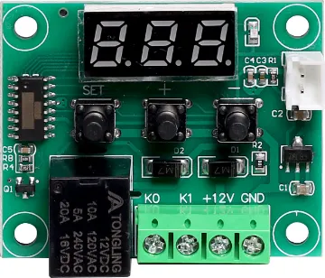 W1209 High Precision Temperature Control Module This high precision temperature control module is a highly functional self-contained temperature controller module for both heating and cooling applications.
