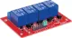 4 Channel 5V Relay Control Board Module/Shield This is a 5V 4-Channel Relay interface board, Be able to control various appliances, and other equipments equipment with large current. It can be controlled directly by Micro-controller (Raspberry Pi, Arduino , 8051, AVR, PIC, DSP, ARM, ARM, MSP430, TTL logic).
5V 4-Channel Relay interface board, and each one needs 15-20mA Driver Current
Equiped