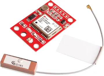 U-Blox Neo-6M GPS Breakout Module With Antenna Add GPS location to your Arduino/Pi project, aircraft or drone. 3.3/5V input. Includes 6x20mm ceramic antenna.