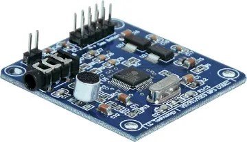Funduino MP3 Module With Microphone Supports audio decoding formats: MP3, MP3 + V, WMA, WAV, MIDI, SP-MIDI
Separate analog, digital and IO power supply; serial data and control interface (SPI)
Headphones and audio output interface, with internal PLL clock frequency multiplier; quality stereo digital to analog converter (DAC); 16 bits Scalable on-chip analog to digital converter (AD