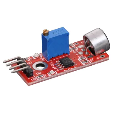 Microphone D+A Module For Arduino This module is perfectly suited to implementing sound control to your project. This sound detection module can detect noise and produce an analog output signal that can be used to trigger a switch like response. This allows you to replace mechanical switches that have been holding back your project with something a little less noisy or to start a l