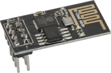 ESP8266 ESP-01 Mini Wi-Fi Breakout Module ESP8266 ESP-01 802.11b/g/n serial to WiFi Module can give any microcontroller access to your WiFi network.  A cost effective and easy to use WiFi add on for your project. Integrated TCP/IP protocol stack. 3.3V input.