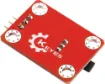 Utilises the 44E hall effect sensor for contactless magnetic switching. Output drops to ground when triggered.  3.3-5V input. 36 x 22 x 7mm