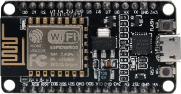 WiFi ESP8266-ESP-12F Development Board 	 An Arduino compatible development board featuring WiFi making it ideal for plug-and-play projects.The board also features its GPIO broken out, a full USB-serial interface, NodeMCU pre-flashed and a power supply all on the one breadboard-friendly package.