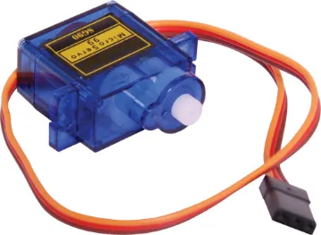 9g 180º 2 x 90º Plastic Servo for Arduino This tiny and lightweight servo can rotate approximately 180 degrees (90 in each direction), and works just like the standard servo. You can use any servo code, hardware or library to control these servos.