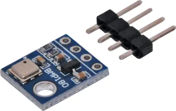 Barometric Air Pressure Sensor Breakout for Arduino Utilises the BMP180 sensor for accurate air pressure measurement from 300-1100hPa. (+9000m to -500m). 1.8V to 6V supply voltage.