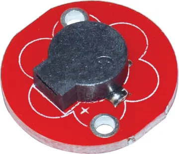 Active Buzzer Breakout for Arduino Lily Pad A mini breakout board for generating sound from your Arduino. 5V input.
