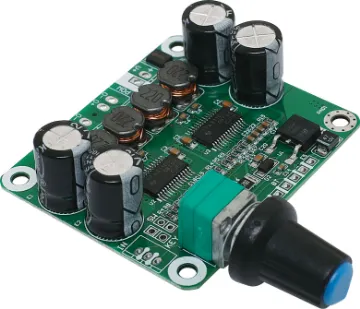 TPA3110 2 x 30W Digital Stereo Audio Amplifier Board The TPA3110 chip on board this amplifier module provides a high output, lower power consumption audio solution with great audio quality too.