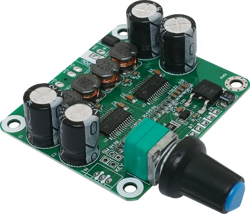 The TPA3110 chip on board this amplifier module provides a high output, lower power consumption audio solution with great audio quality too.  