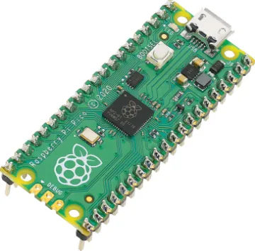 Raspberry Pi Pico RP2040 Development Board With Headers Raspberry Pi Pico is a tiny, fast, and versatile board built using RP2040, a brand new microcontroller chip designed by Raspberry Pi in the UK. From controlling appliances to operating a light display, Raspberry Pi Pico puts the technology that underpins countless everyday operations into your hands.