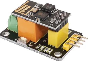 Wi-Fi ESP8266 Relay Module For Arduino A handy Wi-Fi activated relay module for Arduino and other development applications.