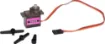This servo motor is a micro size 180 degree analog servo with metal gears and robust construction. This motor works well for basic servo experimentation and can be used in applications where small size is a virtue and that don't require a huge amount of torque, but they are still pretty strong.