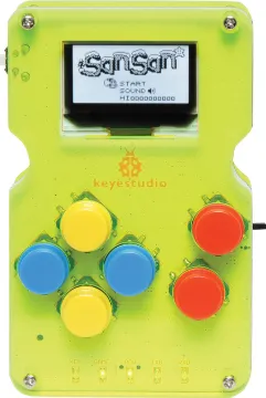 Programmable Handheld Game Console DIY Kit In this kit, we provide the hardware of the DIY game console. You can design your own game code, upload and play!