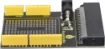 Features an adhesive breadboard, plus matching solder masked PCB holes underneath for when you want to solder down your design. All micro:bit pins broken out to headers. 