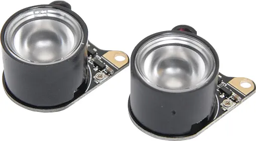 Ideal for adding nigh vision to a pi camera or other surveillance or monitoring application. Provides 3W of infra red light. Requires 5V DC input. Sold in a pair. 
