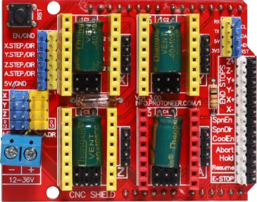 CNC Shield V3 A4988 Stepper Control Module This expansion board as a driver expansion board, can be used for engraving machines, 3D printers.