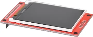 2.2" TFT Display Module For Arduino A compact 2.2 inch serial controlled TFT LCD screen for Arduino and related open source projects. Provides a crisp clear 240 x 320 resolution display with 262K colour depth. Great for electronic projects requiring a small, easy to read graphical display screen.