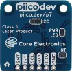 The PiicoDev® Distance Sensor is a long-distance laser-ranging sensor that uses Time-of-Flight (ToF) to accurately measure distances up to 4m.
