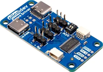 PiicoDev 4 Channel Servo Driver With this new servo driver users will be able to add the power of motion to projects.