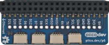 PiicoDev Adapter For Raspberry Pi The PiicoDev® Adapter for Raspberry Pi is a great way to connect sensors to your Raspberry Pi.