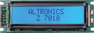 16x2 Wide Angle Blue LED Backlit Alphanumeric LCD Module size: 85 x 30 x 9mm
Viewing area: 65 x 16mm
Character size: 2.96 x 5.56mm<!--<b>Contrast ratio:</b> f=XX, q=XX-->
Supply voltage: 5V DC
Power supply current: 195mA (with LED)<!--<b>Viewing angle:</b> XX -->
Duty: 1/16
Controller: KS0066
Application: 1RU Rack Equipment
Frame colour: Black
Backlight: LED blue
Application: General pur