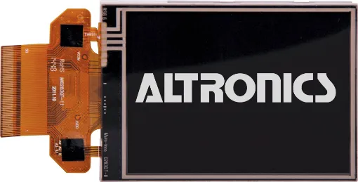 320 x 240 TFT touchscreen with 50pin CPU, RGB, SPI interface which allows full access to all the functions of the on-board controller chip.